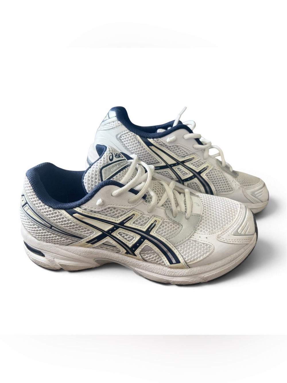 Asics Gel-1130 GS Sneakers 1204A163 White/Midnight Blue Size 6.5 Men’s Y2K